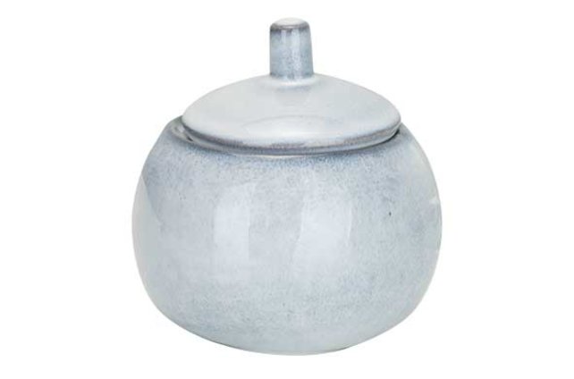 Cosy & Trendy Sajet Grey Suikerpot 25CL D9XH6.7-10CM 6311903 Cosy & Trendy Sajet Grey Suikerpot 25CL D9XH6.7-10CM 6311903