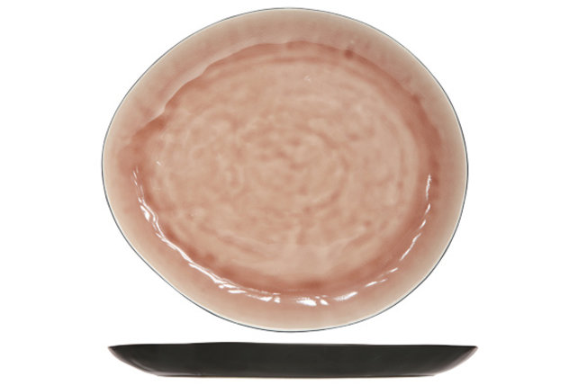 Cosy & Trendy Laguna old rose Plat bord 32,5X28,5CM OVAAL 1690518 Cosy & Trendy Laguna old rose Plat bord 32,5X28,5CM OVAAL 1690518