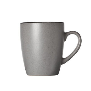 Cosy & Trendy Speckle grey Beker 35CL 12X8,5XH10CM 3049400