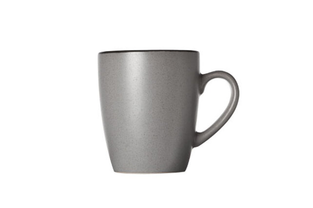 Cosy & Trendy Speckle grey Beker 35CL 12X8,5XH10CM 3049400 Cosy & Trendy Speckle grey Beker 35CL 12X8,5XH10CM 3049400