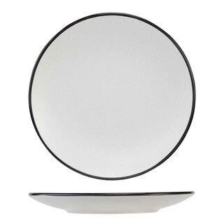 Cosy & Trendy Speckle 2 white Dessertbord 19.5XH2.5CM 1952200