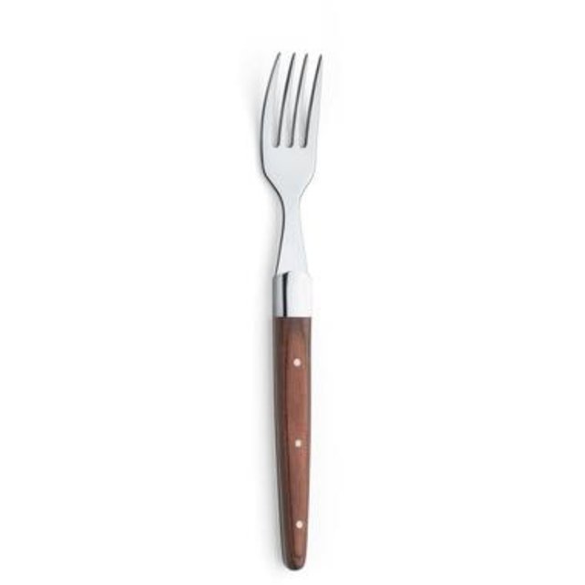 Steakvork zonder kartel hout Amefa 2520 Royal Steak 21 cm Hout-roestvrijstaal 6 stuks 528338 Steakvork zonder kartel hout Amefa 2520 Royal Steak 21 cm Hout-roestvrijstaal 6 stuks 528338