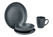 Serviesset Cosy & Trendy Viva Dark Grey 16 delig (4 personen)