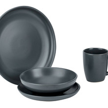 Serviesset Cosy & Trendy Viva Dark Grey 16 delig (4 personen)