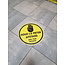 Social Distance Vloersticker Houd Afstand 28cm