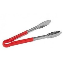 Serveertang 25cm silicone handvat rood 617123