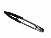 Inox tang met nylon uiteinde zwart 25cm 605943 Inox tang met nylon uiteinde zwart 25cm 605943