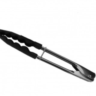 Inox tang met nylon uiteinde zwart 25cm 605943