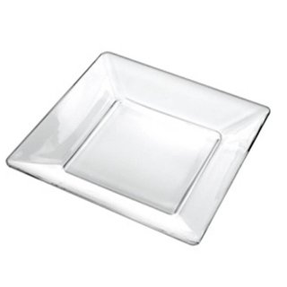 OPRUIMING Borgonovo Modi Vierkant bord 21x2 Glas Transparant