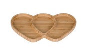 Cosy & Trendy Aperoplank hart 25X15XH1,5CM Bamboe 3077893