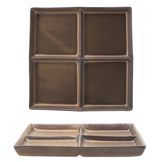 Cosy & Trendy Galileo Aperobord 13,5X13,5CM met 4 compartimenten 1458114