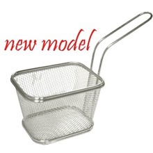 Frietmandje inox rechthoekig 11x13xH8cm 10211