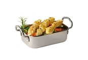 Mini braadbak inox rechthoekig 13,7x10cm 619215 Mini braadbak inox rechthoekig 13,7x10cm 619215