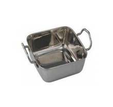 Mini braadbak inox vierkant 11,5x11,5cm 619214