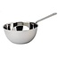 Mini wok inox Ø11,5xH5,5cm 34cl handvat L9,5cm 615445