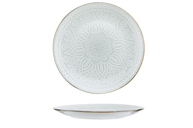 Cosy & Trendy Murano Green Plat bord 27,5CM 2915028 Cosy & Trendy Murano Green Plat bord 27,5CM 2915028