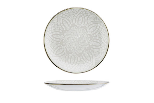 Cosy & Trendy Murano Beige Dessertbord 20CM 3915020 Cosy & Trendy Murano Beige Dessertbord 20CM 3915020