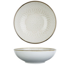 Cosy & Trendy Murano Beige Diep bord 18,5XH5,7CM 3915019
