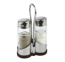 Menagere zout&peper glas/inox 10647
