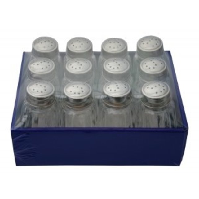 Zoutvaatjes in glas per 12 stuks 12458 Zoutvaatjes in glas per 12 stuks 12458