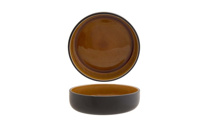 Cosy & Trendy Tallina Brown Diep bord 16,3XH4,2CM 9118116