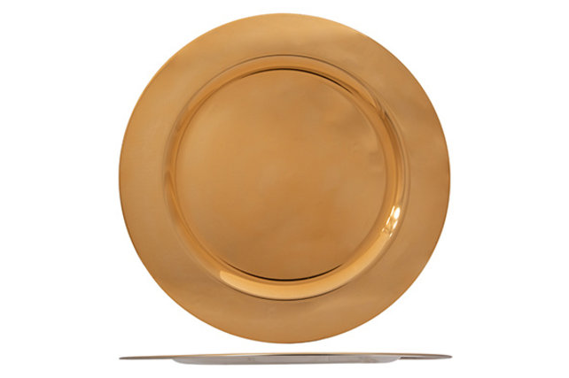 Cosy & Trendy Onderzetbord Goudkleurig 33CM 654178 Cosy & Trendy Onderzetbord Goudkleurig 33CM 654178