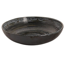 Palmer Metallic Zilver Diep bord 22cm Coupe Stoneware 532407