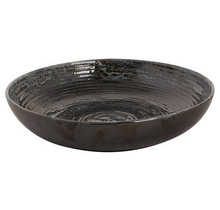 Palmer Metallic Zilver Diep bord 26cm Coupe Stoneware 532408