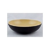 Molde Edge Black Camel Diep bord 21xH5,5cm 621729 Molde Edge Black Camel Diep bord 21xH5,5cm 621729