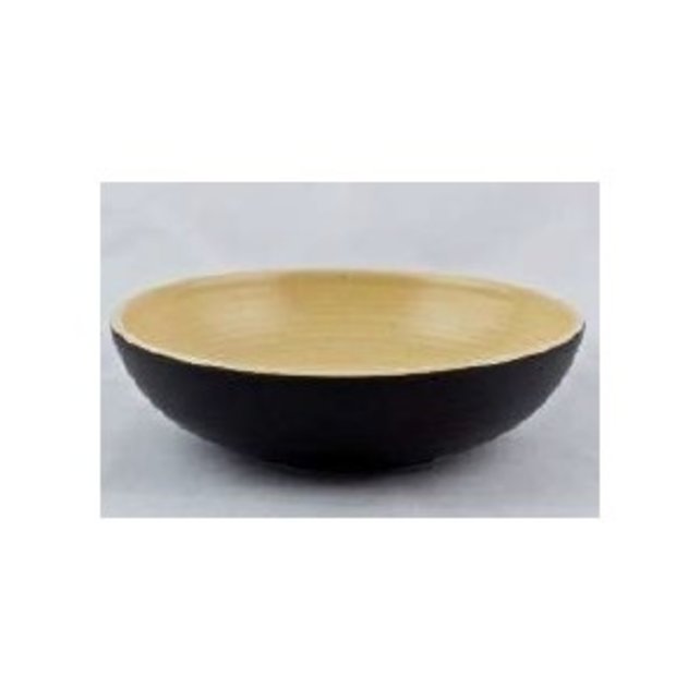 Molde Edge Black Camel Diep bord 21xH5,5cm 621729 Molde Edge Black Camel Diep bord 21xH5,5cm 621729