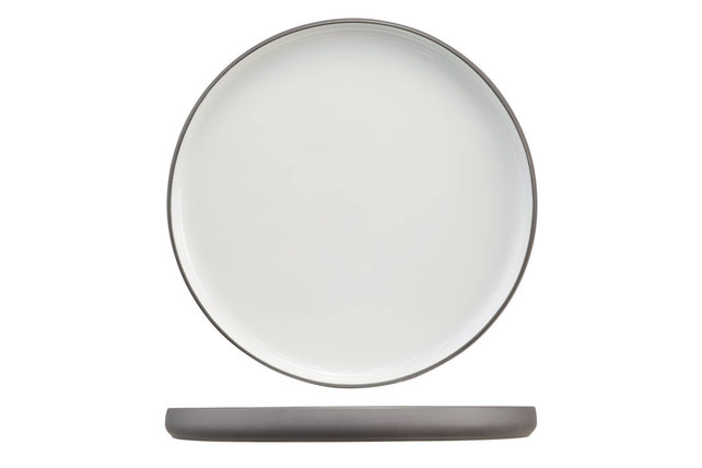 Cosy & Trendy Iowa White Dessertbord 21CM 3520021 Cosy & Trendy Iowa White Dessertbord 21CM 3520021