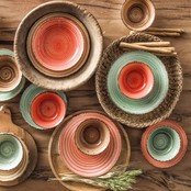 Serviesset GÃ¼ral Ent Color 24 delig (6 personen)