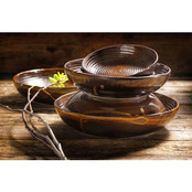 Palmer Metallic bruin Diep bord 26cm 530496 Palmer Metallic bruin Diep bord 26cm 530496