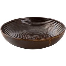 Palmer Metallic bruin Diep bord 22cm 530495