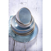 Palmer Light Blue Sea Bord 22.5 cm Blauw Stoneware 528403 Palmer Light Blue Sea Bord 22.5 cm Blauw Stoneware 528403
