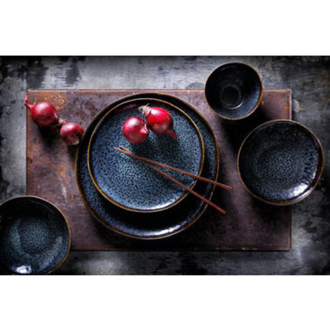 Palmer Eccentric Schaal 16cm 40cl Blauw Stoneware 529366