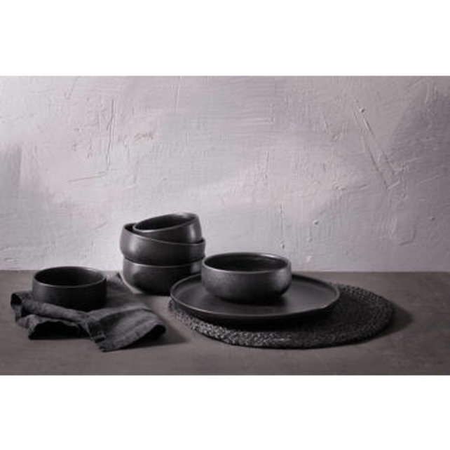 Maastricht Porselein Universe Bord 26cm Zwart 531340 Maastricht Porselein Universe Bord 26cm Zwart 531340