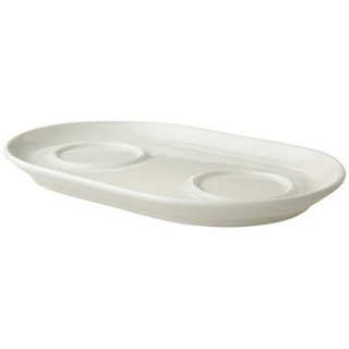 Maastricht Porselein Lux Roomplateau 21.5 x 14 cm 059 Offwhite 517332