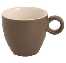 Maastricht Porselein Bart Mat Koffiekop 17 cl Bruin 532682