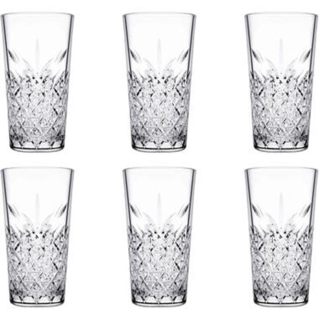 Pasabahce Timeless Longdrink 36 cl Stapelbaar 6 stuks Transparant 535823
