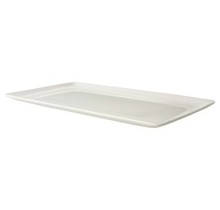 Maastricht Porselein Lux Bord 19 x 33,5 cm rechthoek 045 Offwhite 522555