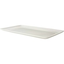 Maastricht Porselein Lux Bord 19 x 33,5 cm rechthoek 045 Offwhite 522555
