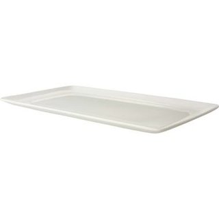 Maastricht Porselein Lux Bord 19 x 33,5 cm rechthoek 045 Offwhite 522555