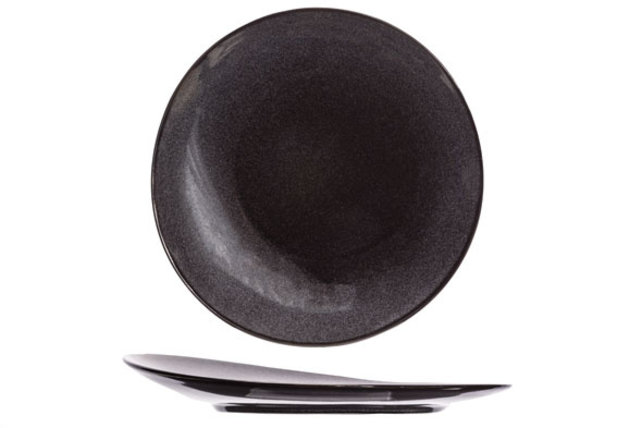 Cosy & Trendy Black Granite Plat bord 27CM 3491027 Cosy & Trendy Black Granite Plat bord 27CM 3491027