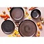 Palmer Imperial Quality Serviesset Palmer Bama Copper 24 delig (6 personen) Stoneware Koper