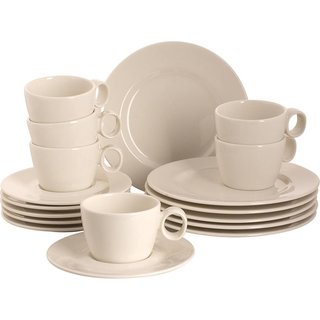 Servies/koffie set Maastricht Porselein Lux 18 delig (6 personen)