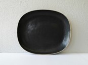 Molde Edge Black Bord 28x23,5cm Rechthoek 621127 Molde Edge Black Bord 28x23,5cm Rechthoek 621127