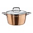 Pintinox  Pintinox Materic Copper look Kookpot m/glazen deksel D200mm 621941