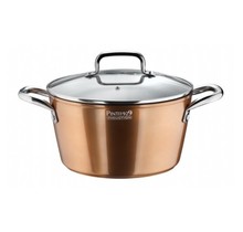 Pintinox Materic Copper look Kookpot m/glazen deksel D240mm 621942