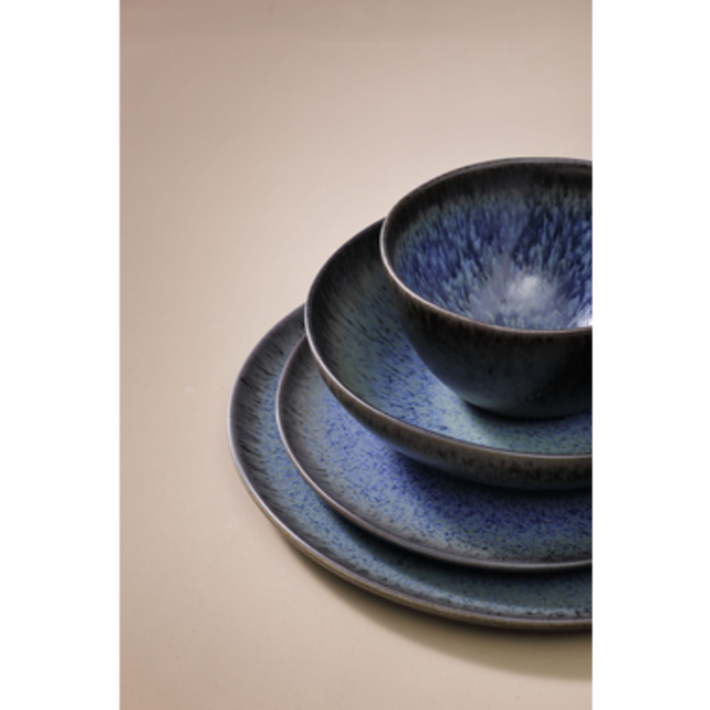 Palmer Tama Schaal 15 cm Blauw Stoneware 533300 Palmer Tama Schaal 15 cm Blauw Stoneware 533300